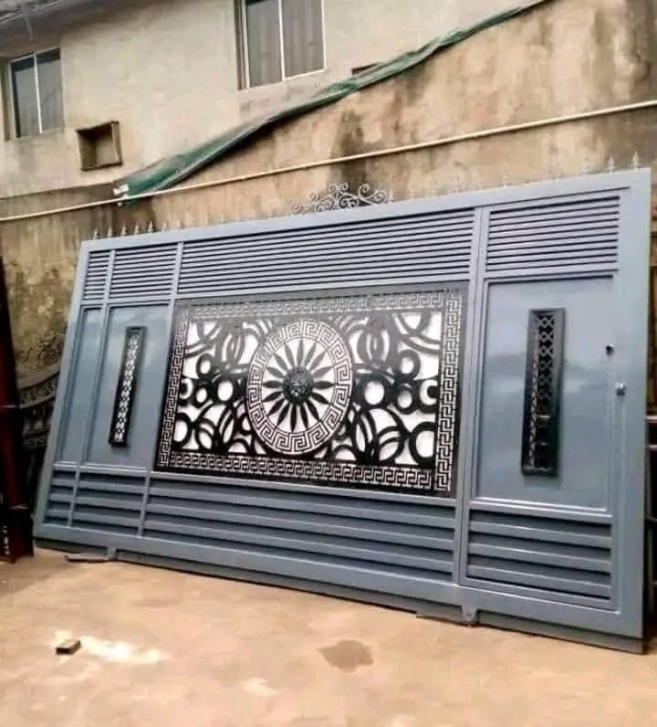 Intricate laser-cut decorative metal panels